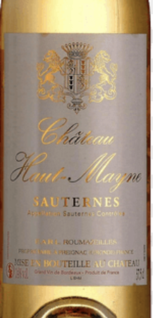 Chateau Haut-Mayne Sauternes 2019