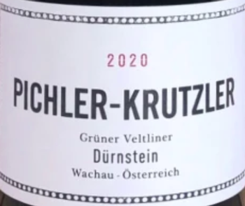 Pichler-Krutzler Gruner Veltliner Durnstein 2020