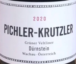 Pichler-Krutzler Gruner Veltliner Durnstein 2020