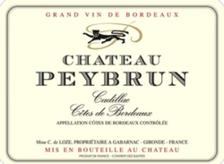 Chateau Peybrun Cadillac Cotes de Bordeaux 2018