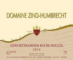 Domaine Zind-Humbrecht Alsace Roche Roulee Gewurtz 2018