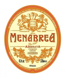Menabrea Ambrata Lager 330mL Bottle