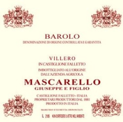 Giuseppe Mascarello & Figlio Villero Barolo 2019