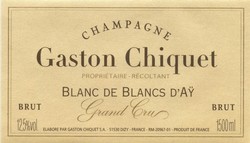 Gaston Chiquet Blanc de Blancs D'Ay Grand Cru (1.5 Liter Magnum) 2013