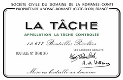 Domaine de la Romanee-Conti DRC La Tache Grand Cru 2019