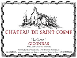 Chateau de Saint Cosme Gigondas Le Claux 2021