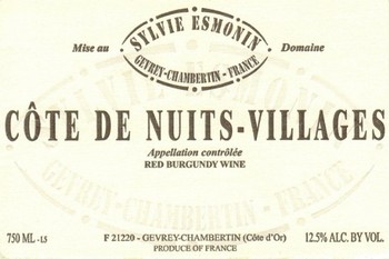 Domaine Sylvie Esmonin Cote-de Nuits 2022