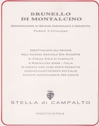 Stella di Campalto Brunello di Montalcino 2011