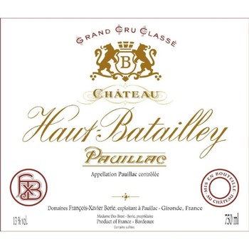 Chateau Haut-Batailley 2014