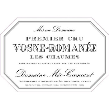 Meo-Camuzet Vosne Romanee Premier Cru Les Chaumes 2013