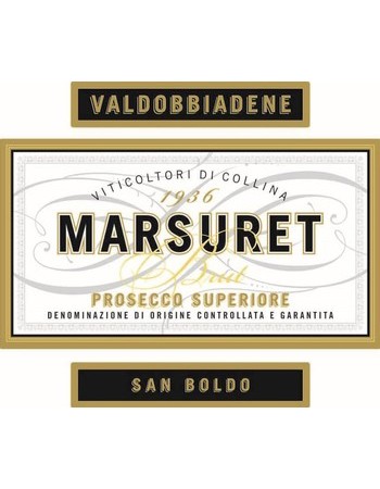 Azienda Agricola Marsuret Valdobbiadene Prosecco Superiore San Boldo Brut NV