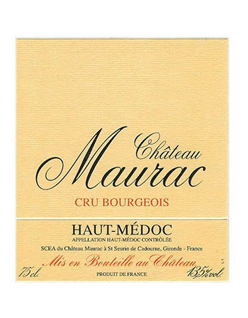 Chateau Maurac Cru Bourgeois 2012 Image