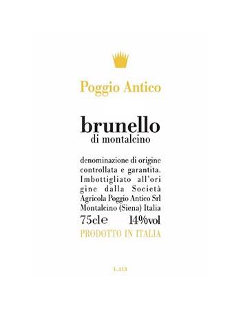 Poggio Antico Brunello di Montalcino 2012