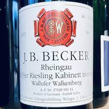 J.B. Becker Riesling Kabinett Trocken Wallufer Walkenberg 2013
