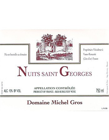 Domaine Michel Gros Nuits St. George 2013