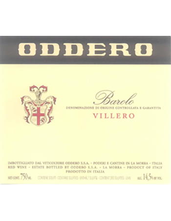 Oddero Barolo Villero 2013