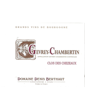Domaine Berthaut Gerbet Clos Des Chezeaux 2015
