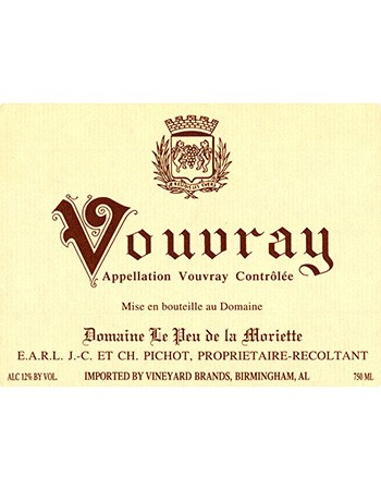 Domaine Pichot Vouvray Domaine Le Peu de la Moriette 2022