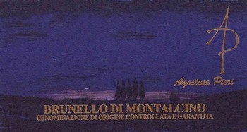 Agostina Pieri Brunello di Montalcino 2017