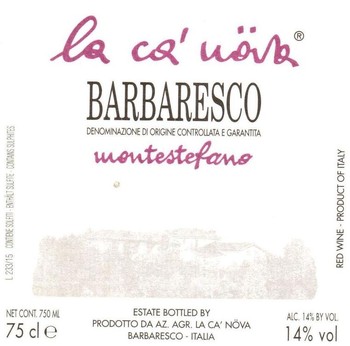 La Ca' Nova Montestefano Barbaresco 2021