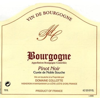 Domaine Collotte Bourgogne Cuvee de Noble Souche 2019