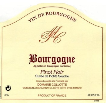 Domaine Collotte Bourgogne Cuvee de Noble Souche 2019