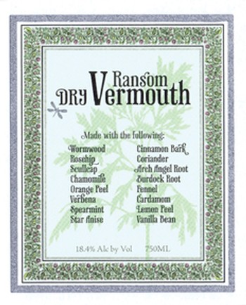 Ransom Dry Vermouth