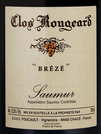 Clos Rougeard Saumur Blanc Breze 2019
