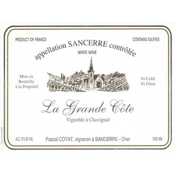 Pascal Cotat Sancerre La Grande Cote 2022