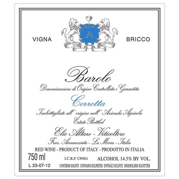 Elio Altare Barolo Cerretta (1.5 Liter Magnum) 2011
