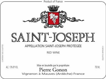 Pierre Gonon Saint-Joseph 2016