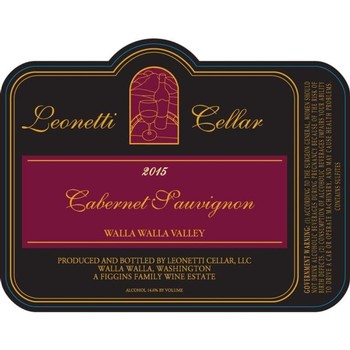 Leonetti Cellars Cabernet Sauvignon 2015