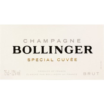 Champagne Bollinger Special Cuvee NV