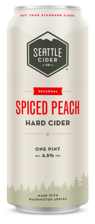 Seattle Cider Spiced Peach 16oz Can