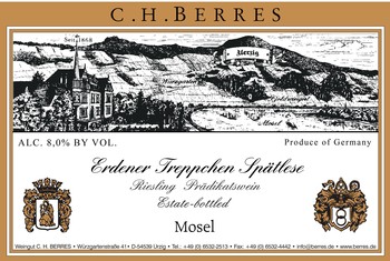 Berres Erdener Treppchen Spatlese Riesling 2002
