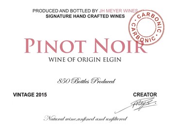 JH Meyer Carbonic Pinot Noir 2018