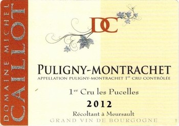 Domaine Michel Caillot Puligny-Montrachet 1er Cru Les Pucelles 2010