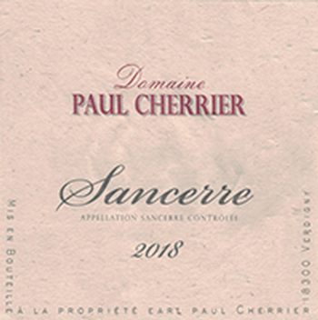 Domaine Paul Cherrier Sancerre 2018