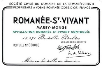 Domaine de la Romanee-Conti DRC Romanee St. Vivant Grand Cru 2020