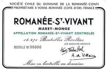 Domaine de la Romanee-Conti DRC Romanee St. Vivant Grand Cru 2021