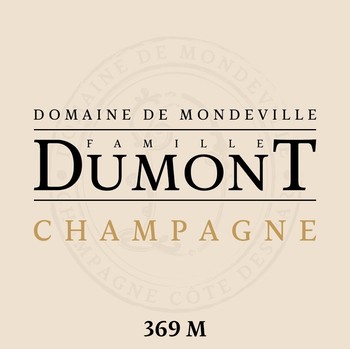 Champagne Dumont Domaine de Mondeville Brut 396 NV