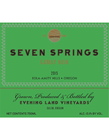 Evening Land Vineyards Gamay Noir 2017
