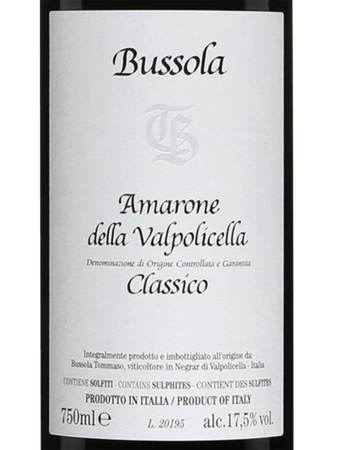 Tommaso Bussola Amarone Classico 2017