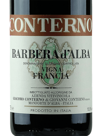 Giacomo Conterno Barbera d'Alba Vigna Francia 2022