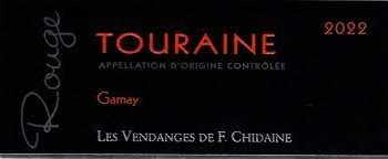 Francois Chidaine Touraine Gamay 2022