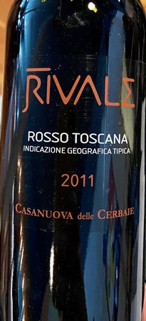 Casanuova delle Cerbaie Rosso Toscana Rivale 2011
