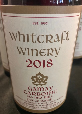 Whitcraft Gamay Carbonic 2018