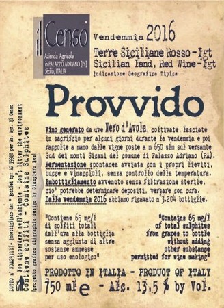 Il Censo Provvido 2016