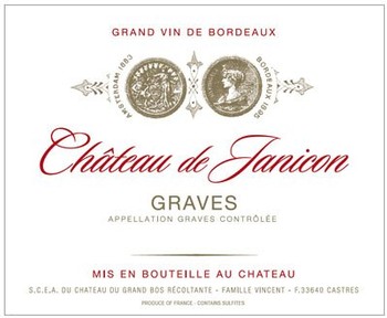 Chateau de Janicon Graves Rouge 2018