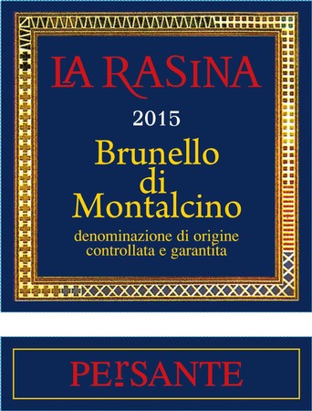 La Rasina Persante Brunello di Montalcino 2015